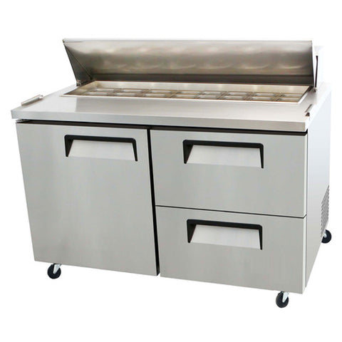 EFI Sales Ltd. Canada CSDW2-60VC - Versa-Chill Series Refrigerated Salad/Sandwich Prep Table
