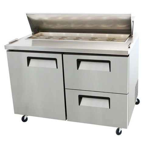 EFI Sales Ltd. Canada CSDW2-48VC - Versa-Chill Series Refrigerated Salad/Sandwich Prep Table