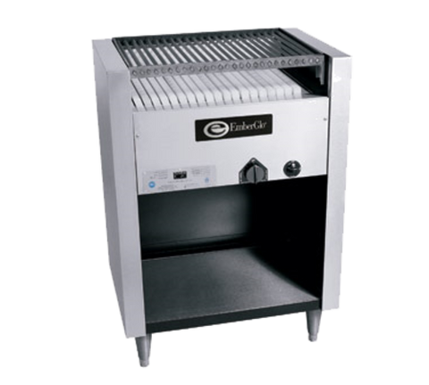 EmberGlo 25F-NAT-5010201 - (25F-NAT-OPEN FRT) Charbroiler, natural gas, 26', floor model, fully ceramic hea