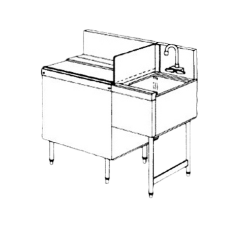 Perlick Corporation 7054L - End Splash