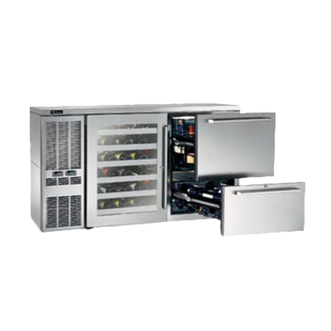 Perlick Corporation DZS60 - Dual-Zone Refrigerated Back Bar Storage Cabinet