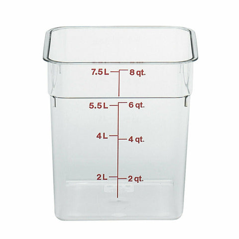 Cambro 8SFSCW135 - CamSquare® Food Container