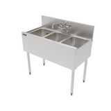 Perlick Corporation TS36M3 - TS Series Underbar Multi-tank Sink Unit