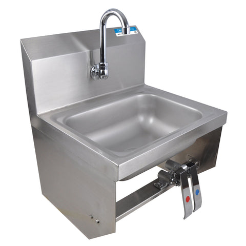 BK Resources BKHS-W-1410-1-BKKPG - Hand Sink with Knee Valve