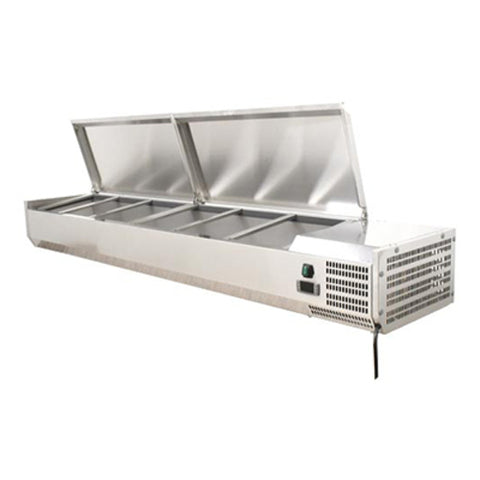 Omcan Canada 46497 - (RS-CN-0009-PSS) Refrigerated Topping Rail