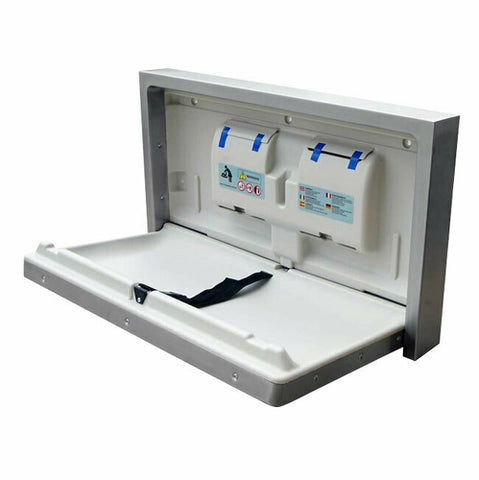Omcan Canada 44558 - (44558) Baby Changing Station – Stainless Steel Cover + High-Density Polyethylene