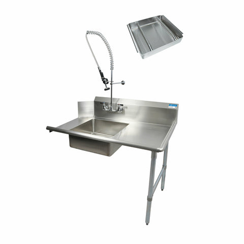 BK Resources BKSDT-48-R-SS-P3-G - Soiled Dishtable