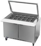 Beverage Air SPE48HC-18M-STL - Mega Top Refrigerated Counter