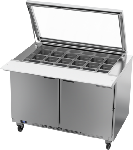 Beverage Air SPE48HC-18M-STL - Mega Top Refrigerated Counter