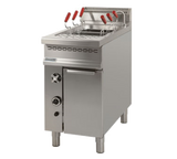 Desco USA CPG-1 PLUS - Multi-Purpose Italian Pasta Cooker; PLUS model; (1) 12-gallon tank with (2) burners; piezoelectric pilot igniter with manual backup; heavily insulated stamped tanks in 316L stainless steel with rounded corners; 304 stainless steel f