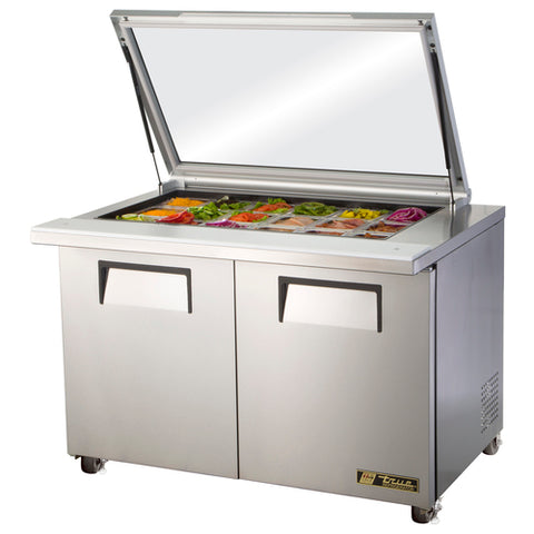 True Refrigeration Canada ULC (CAD) TSSU-48-18M-B-FGLID-HC - Mega Top Sandwich/Salad Unit