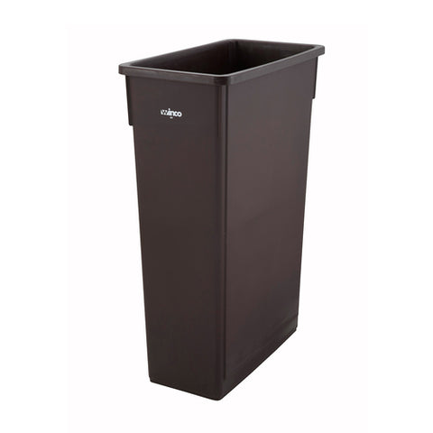 Winco PTC-23B - Slender Trash Can