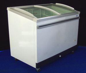 Celcold CATF59 - Ice Cream Angle Top Freezer