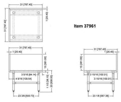 Omcan Equipment Stand