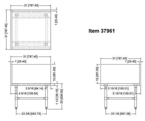 Omcan Equipment Stand