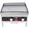 Vollrath FTA1024 - 24" Thermostatic Gas Griddle - 56000 BTU