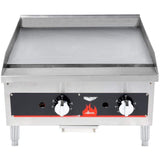 Vollrath FTA1024 - 24" Thermostatic Gas Griddle - 56000 BTU